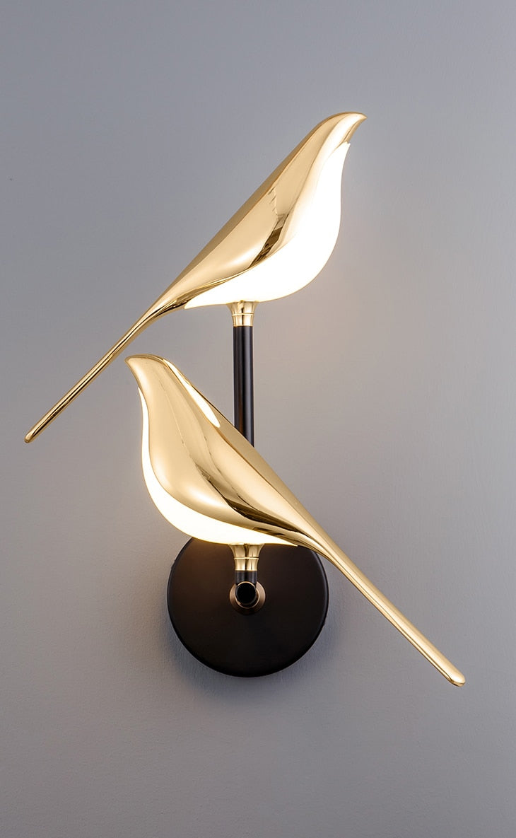 Bright Feather LED Bird Light Fixture