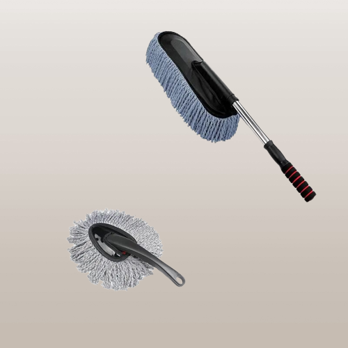 Premium Auto Detailing Retractable Wax Brush Kit