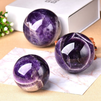 Purple Crystal Ball Ornament - Halri
