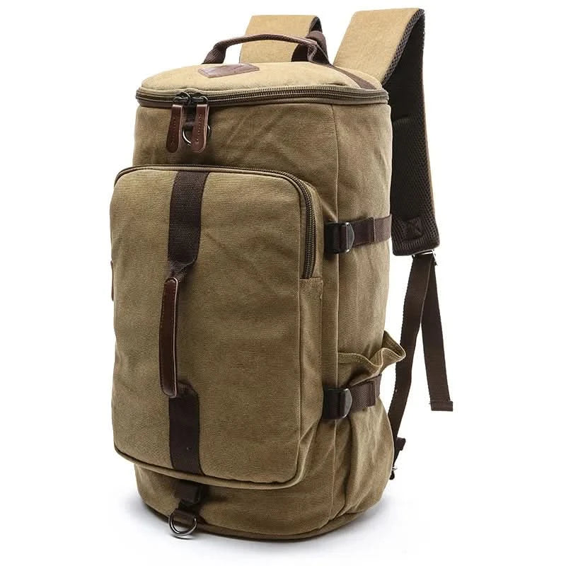 Stylish Men's Cotton Duffel Bag for Gym & Travel