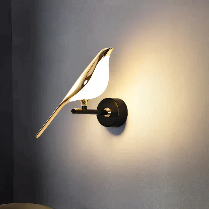 Bright Feather LED Bird Light Fixture - Halri