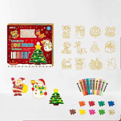 Easy Christmas Glass Painting Kit