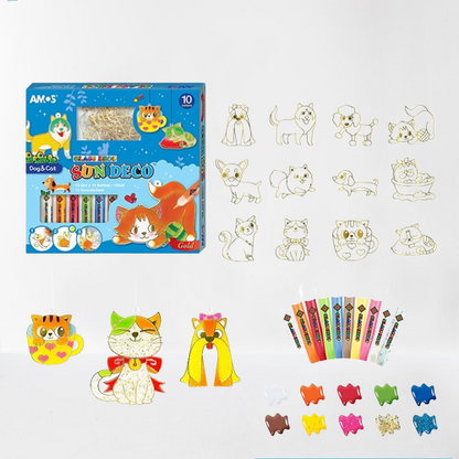 Easy Christmas Glass Painting Kit