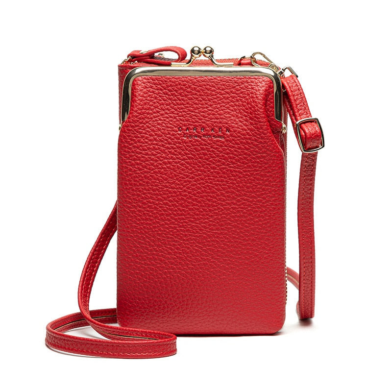 Versatile Cross Body Small Leather Handbag