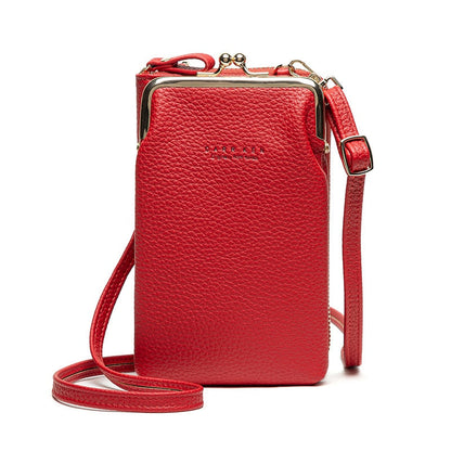 Versatile Cross Body Small Leather Handbag