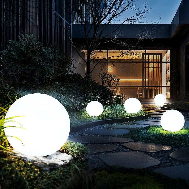 Colorful Solar Powered Garden Light Ball
