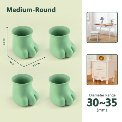 Cat Paw Furniture Leg Protectors 4 Pack Non Slip