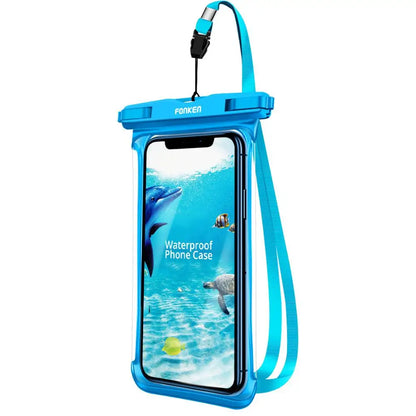 Waterproof Phone Pouch with Clear View and Neck Strap - Halri
