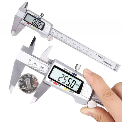Accurate Stainless Steel Digital Caliper 15cm LCD Display