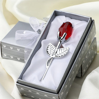 Beautiful Crystal Rose in Gift Box