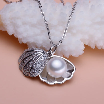 Ocean Inspired Shell Drop Necklace