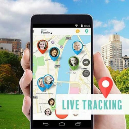 Compact GPS Locator – Live Tracking Device for Kids Pets Cars