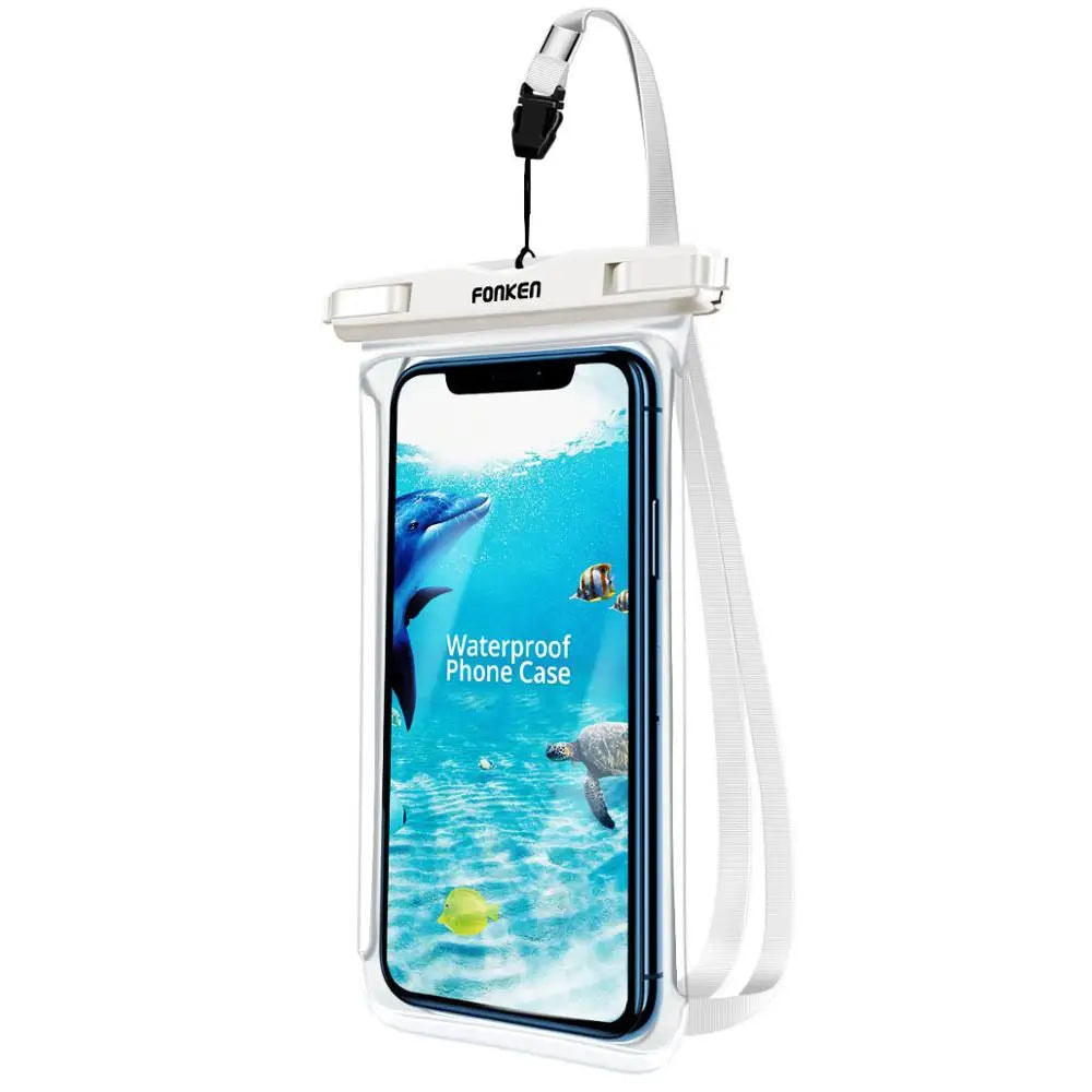 Waterproof Phone Pouch with Clear View and Neck Strap