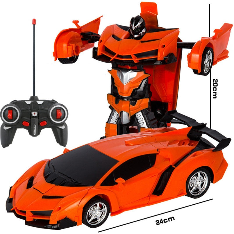 Fast 2 in 1 Transforming Remote Control Car Toy