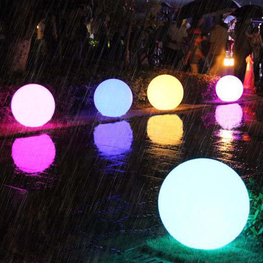 Colorful Solar Powered Garden Light Ball