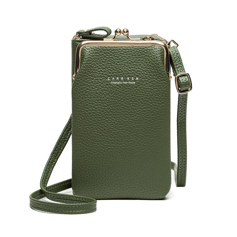 Versatile Cross Body Small Leather Handbag