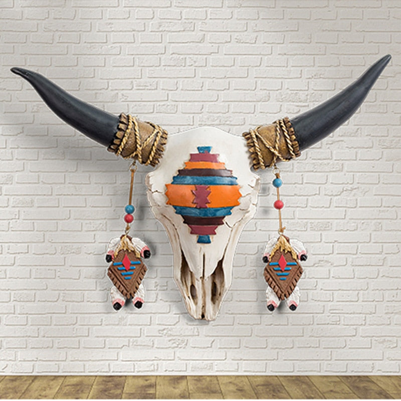 Unique Bull Figurine Decor Statue