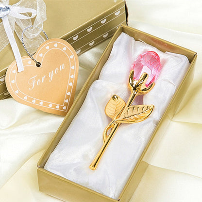Beautiful Crystal Rose in Gift Box