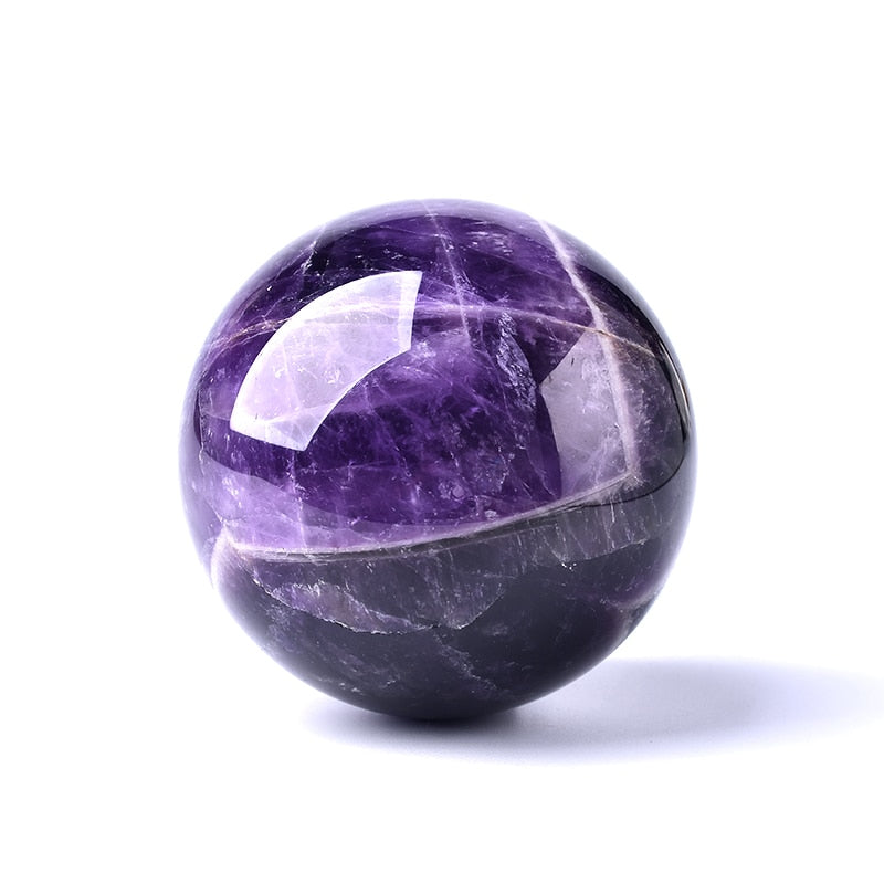 Purple Crystal Ball Ornament