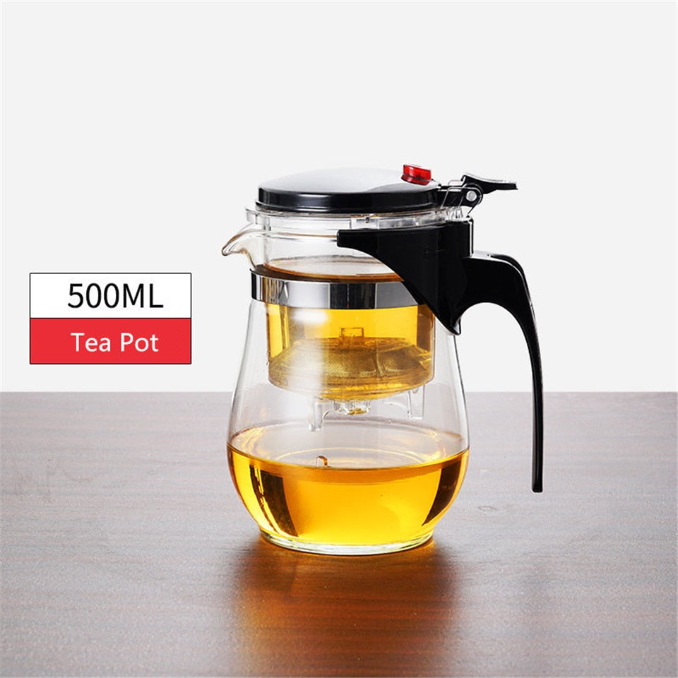 Durable Heatproof Glass Tea Infuser Teapot - Halri