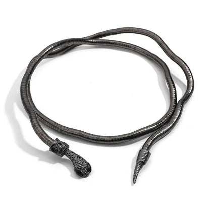 Reptile Pattern Double Layer Chain Necklace