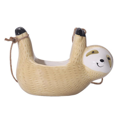 Colorful Sloth Shaped Planter Pot - Halri