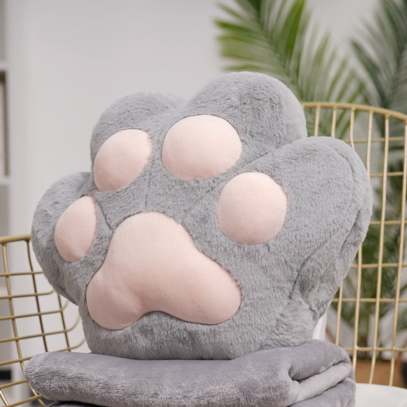 Soft Plush Bear Paw Heat Pillow - Halri