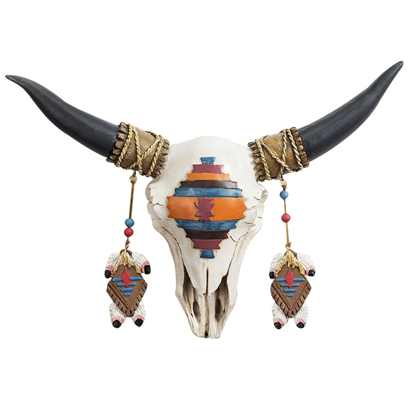 Unique Bull Figurine Decor Statue