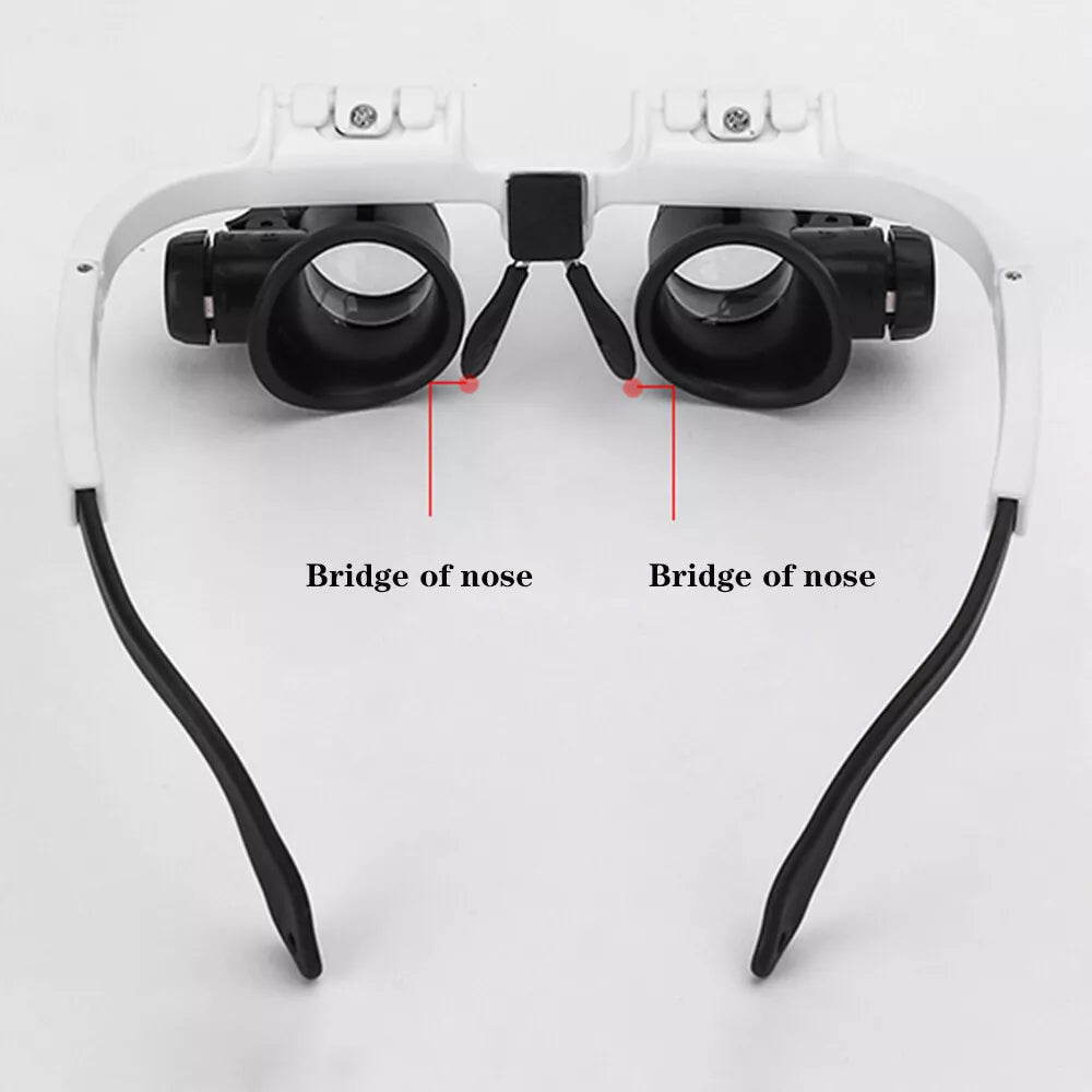 Precise LED Magnifying Glasses for Crafting and Detail Work