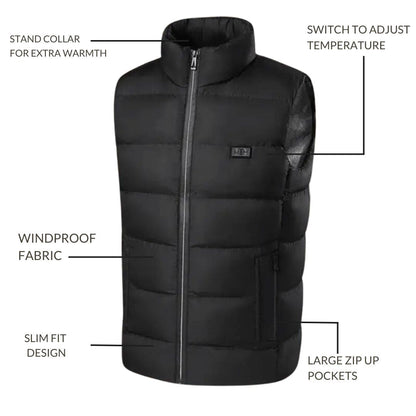 Warm Insulated Vest for Outdoor Use
