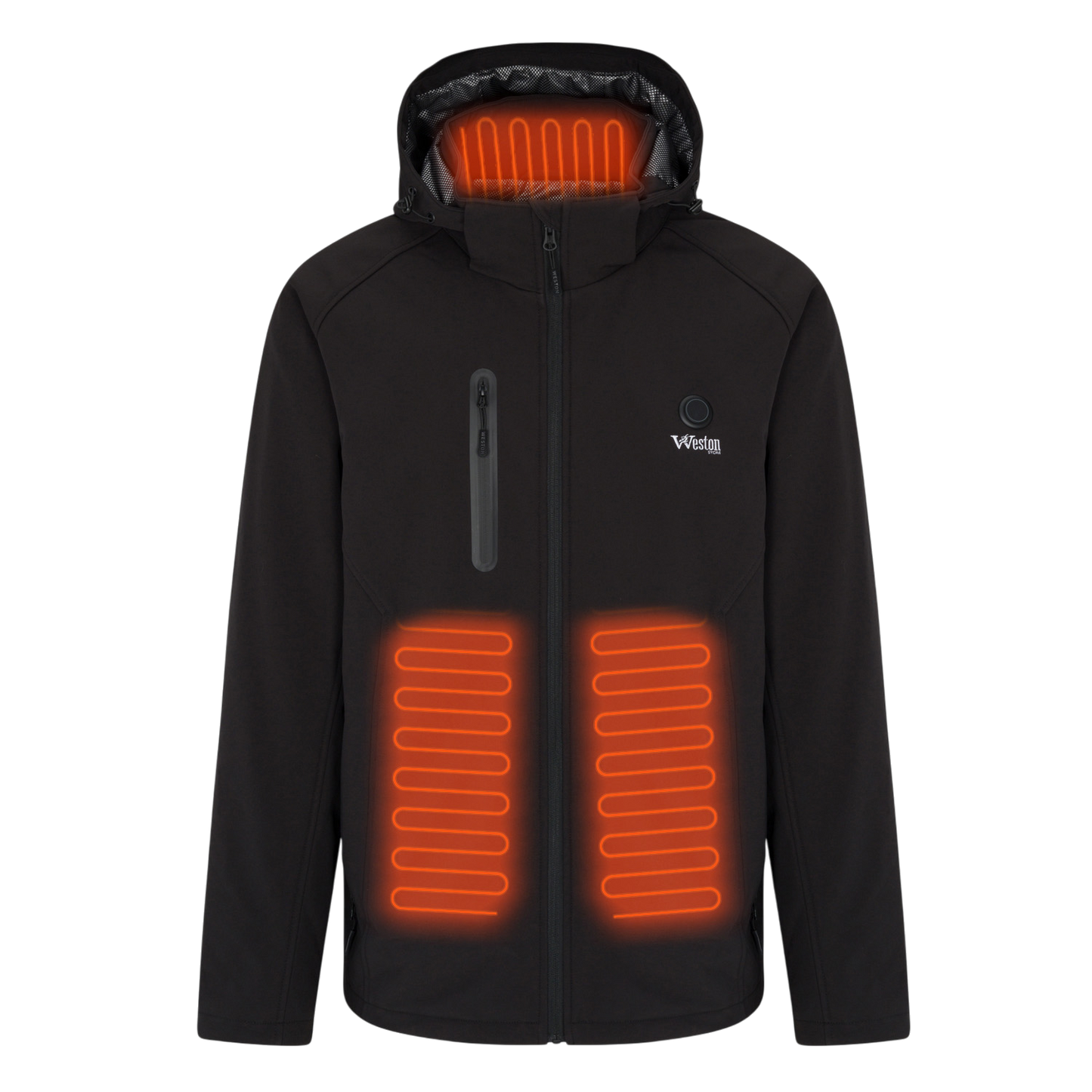 Warm Winter Mens Coat with Rechargeable Heat