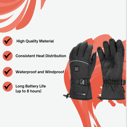 Warm Touch Rechargeable Electric Gloves for Cold Hands