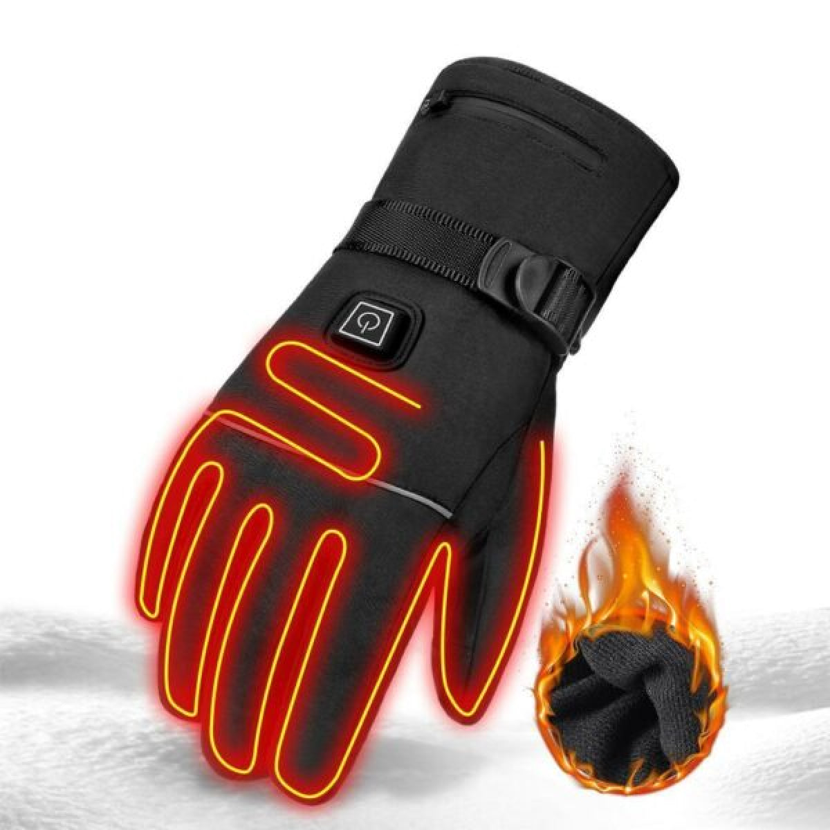 Warm Touch Rechargeable Electric Gloves for Cold Hands