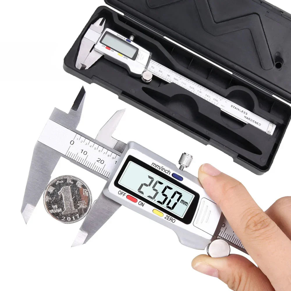 Accurate Stainless Steel Digital Caliper 15cm LCD Display