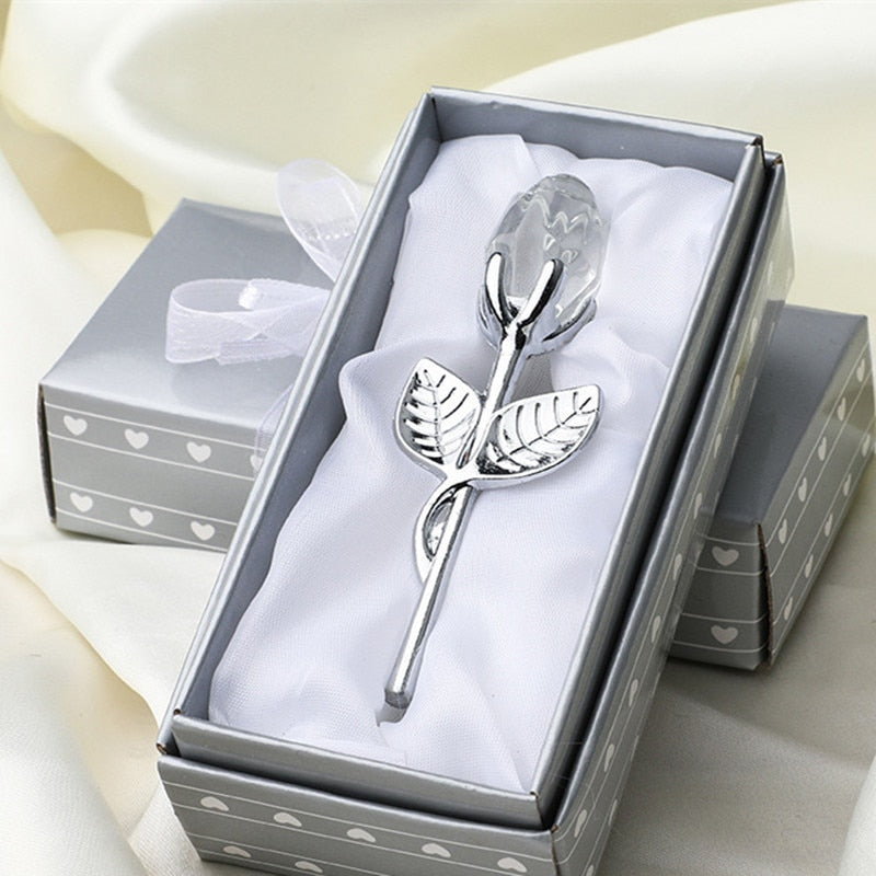 Beautiful Crystal Rose in Gift Box