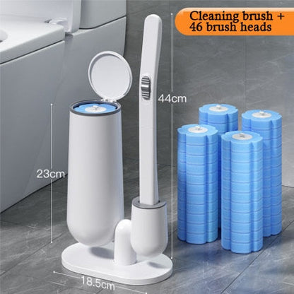 Easy Clean Disposable Toilet Brush Set
