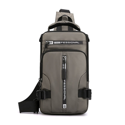 Waterproof Crossbody Sling Bag with USB Charger