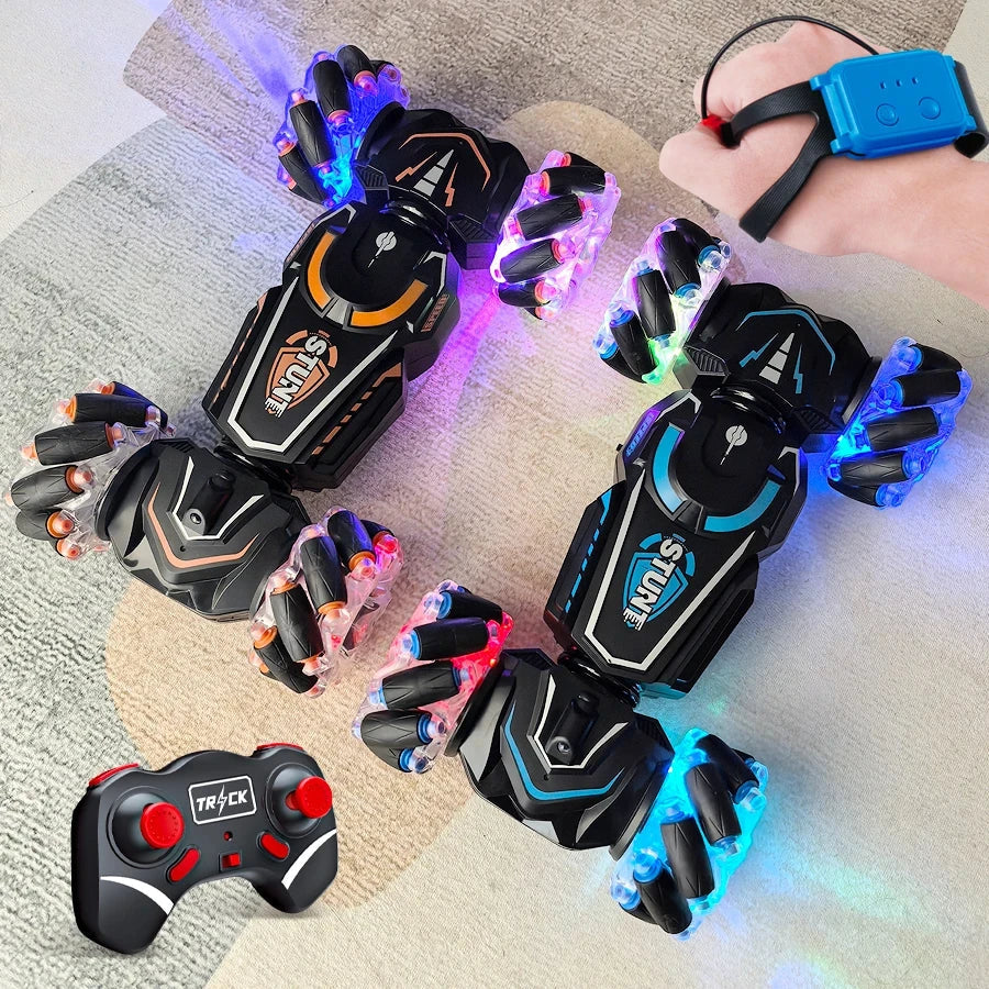 Fast RC Stunt Car with 4 Wheel Drive and 360 Spins - Halri
