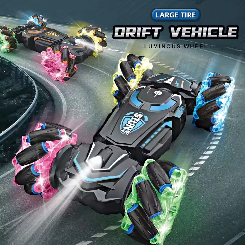 High-performance Remote Control Stunt Car with 4WD System, 360° Spins, Drift Stunts, Safe For Ages 6+
