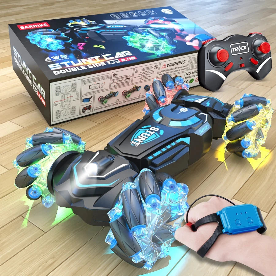 High-performance Remote Control Stunt Car with 4WD System, 360° Spins, Drift Stunts, Safe For Ages 6+