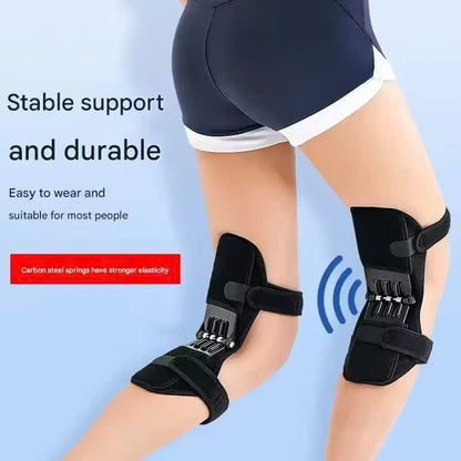 Hinged Joint Support Knee Bandage – Bionic Knee Sleeve with Spring Support, Breathable, Easy to Wear and Remove