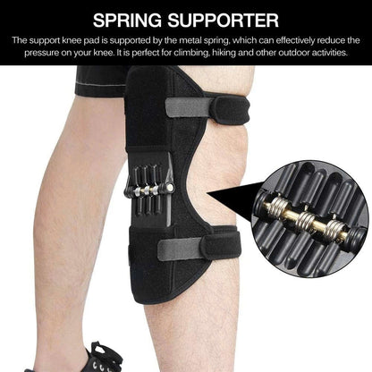 Hinged Joint Support Knee Bandage – Bionic Knee Sleeve with Spring Support, Breathable, Easy to Wear and Remove