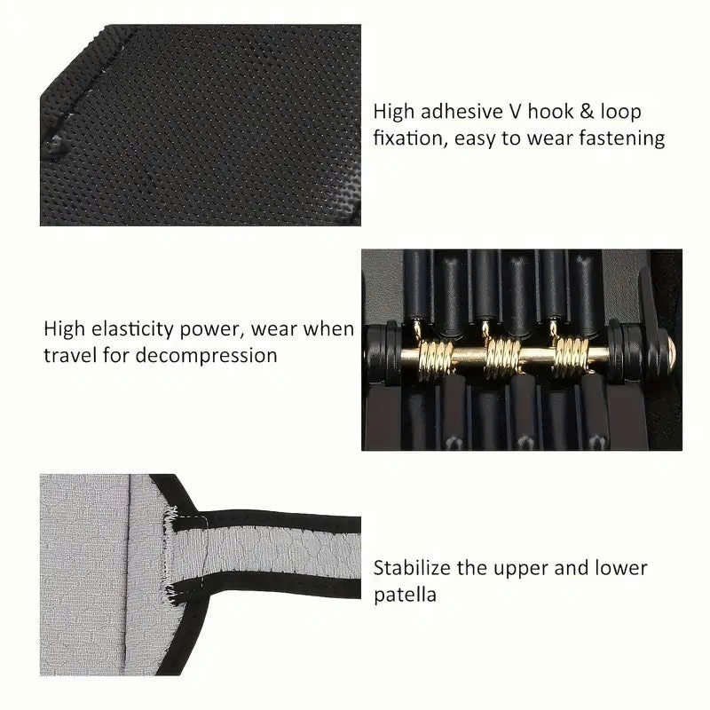 Hinged Joint Support Knee Bandage – Bionic Knee Sleeve with Spring Support, Breathable, Easy to Wear and Remove