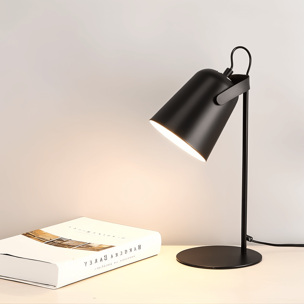 Soft Pink Table Lamp Modern Scandinavian Style