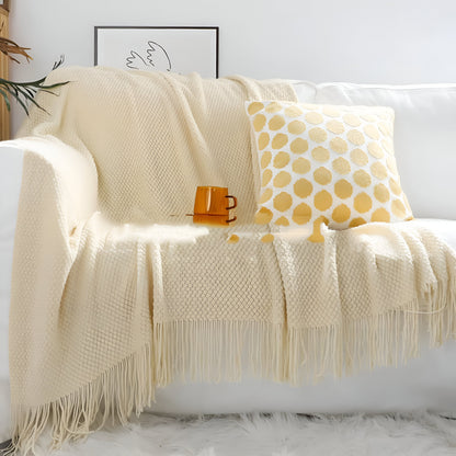 Plush Fleece Throw Blanket - Soft Warm Home Blanket - Halri