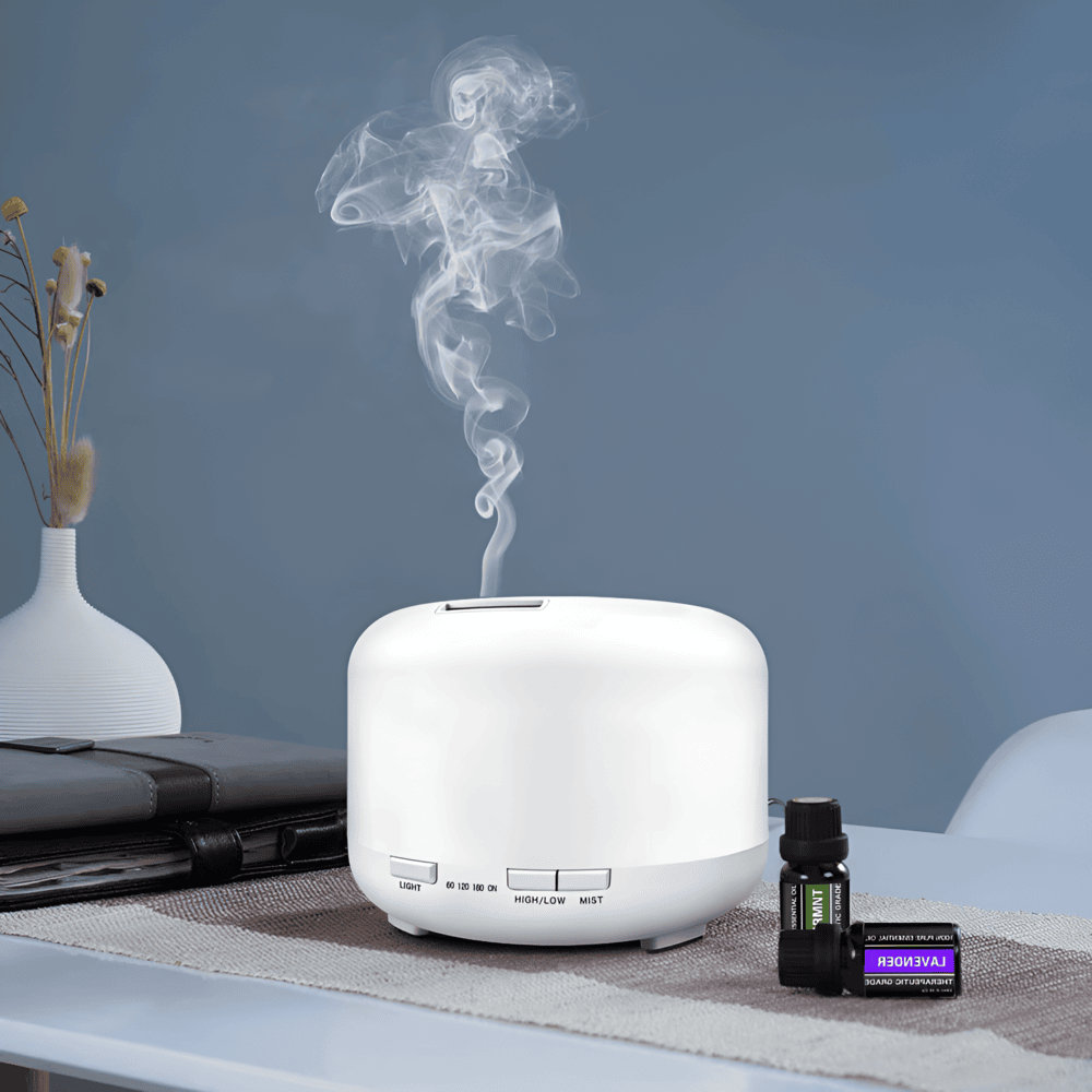 BowLift | LED Aroma Diffuser with Bluetooth Speaker and Humidifier – Halri