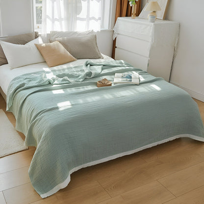 Lightweight Airy Cotton Throw Blanket