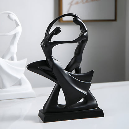 Stylish Dance Couple Resin Figurine - Halri