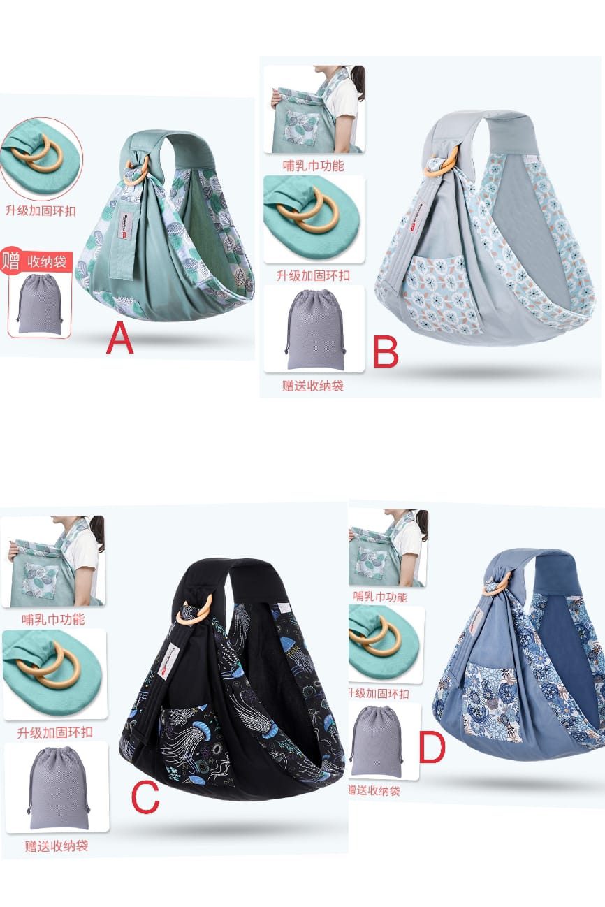 Soft Baby Carrier with Adjustable Neck Support
