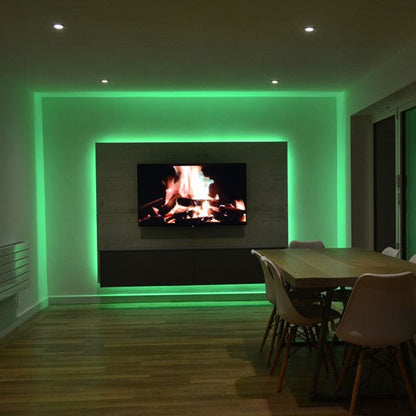 RGB LED Tape Light Waterproof Dimmable Remote Control